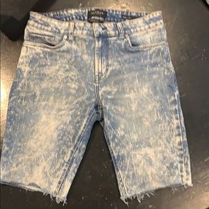 Pacsun men’s active stretch white washed shorts